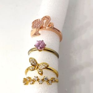 Barbie girl ring set